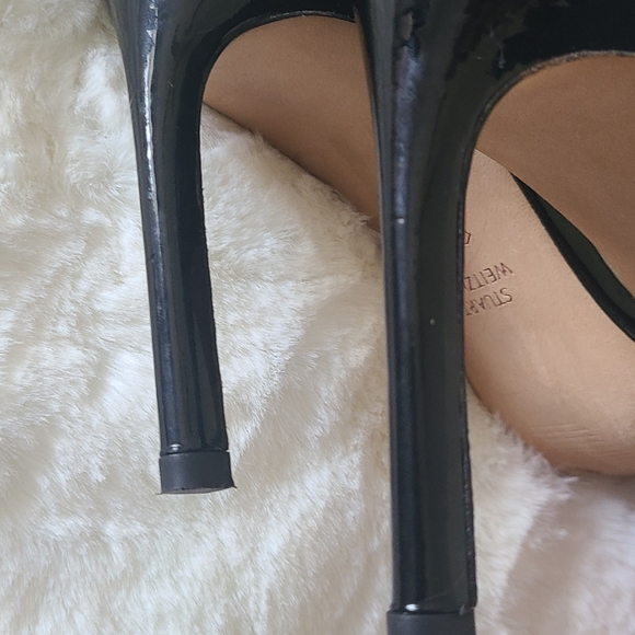 SOLD. EUC! Stuart Weitzman "Nudistsong" Black Patent Leather! - Picture 8 of 11